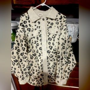 lepoard print shacket
